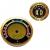 Caliber 4R - Gold Digital Round Thermo-Hygrometer